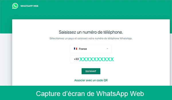 Comment se connecter à WhatsApp sur ordinateur sans qr code 