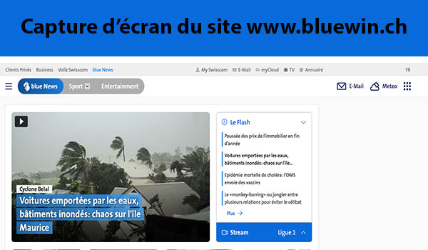 Site officiel bluewin mail