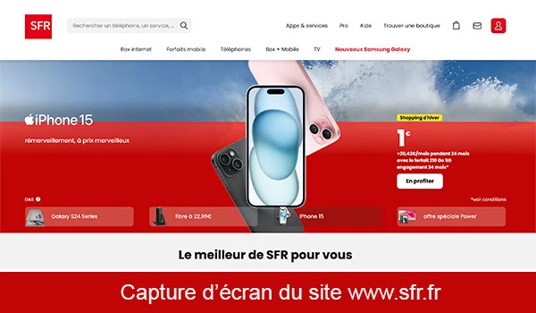 Se connecter au webmail SFR